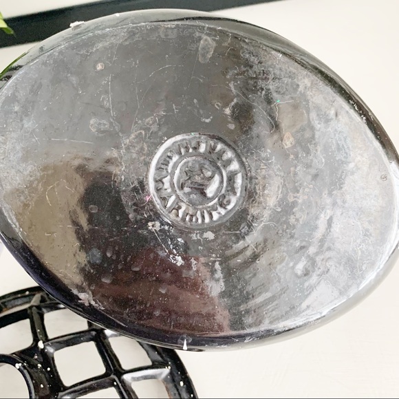 ✨Antique✨Lattice Cast Iron Enamel Splatter Design✨Hearth Fireplace Steamer - Picture 6 of 10